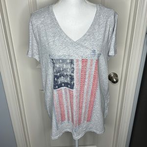 American Flag shirt size XXL